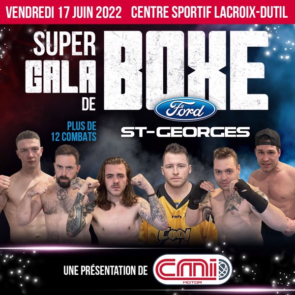 Image sur Payez 20$ au lieu de 30$  |  Billet admission générale Gala de Boxe 2022