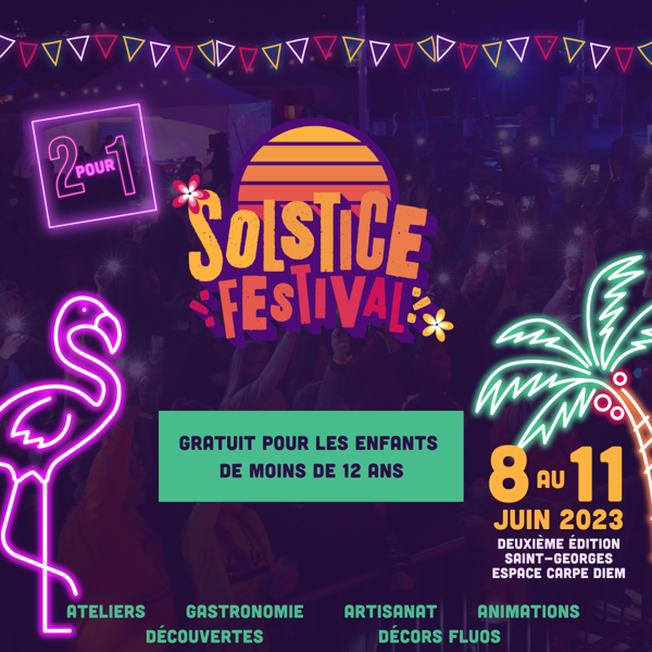 Image sur 2 pour 1 sur le passeport week-end | Le Solstice Festival