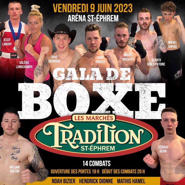 Image sur 50% de rabais Table Bronze  |  Payez 150$ au lieu de 300$  |  Table VIP Bronze (10 personnes) au Gala de Boxe St-Éphrem