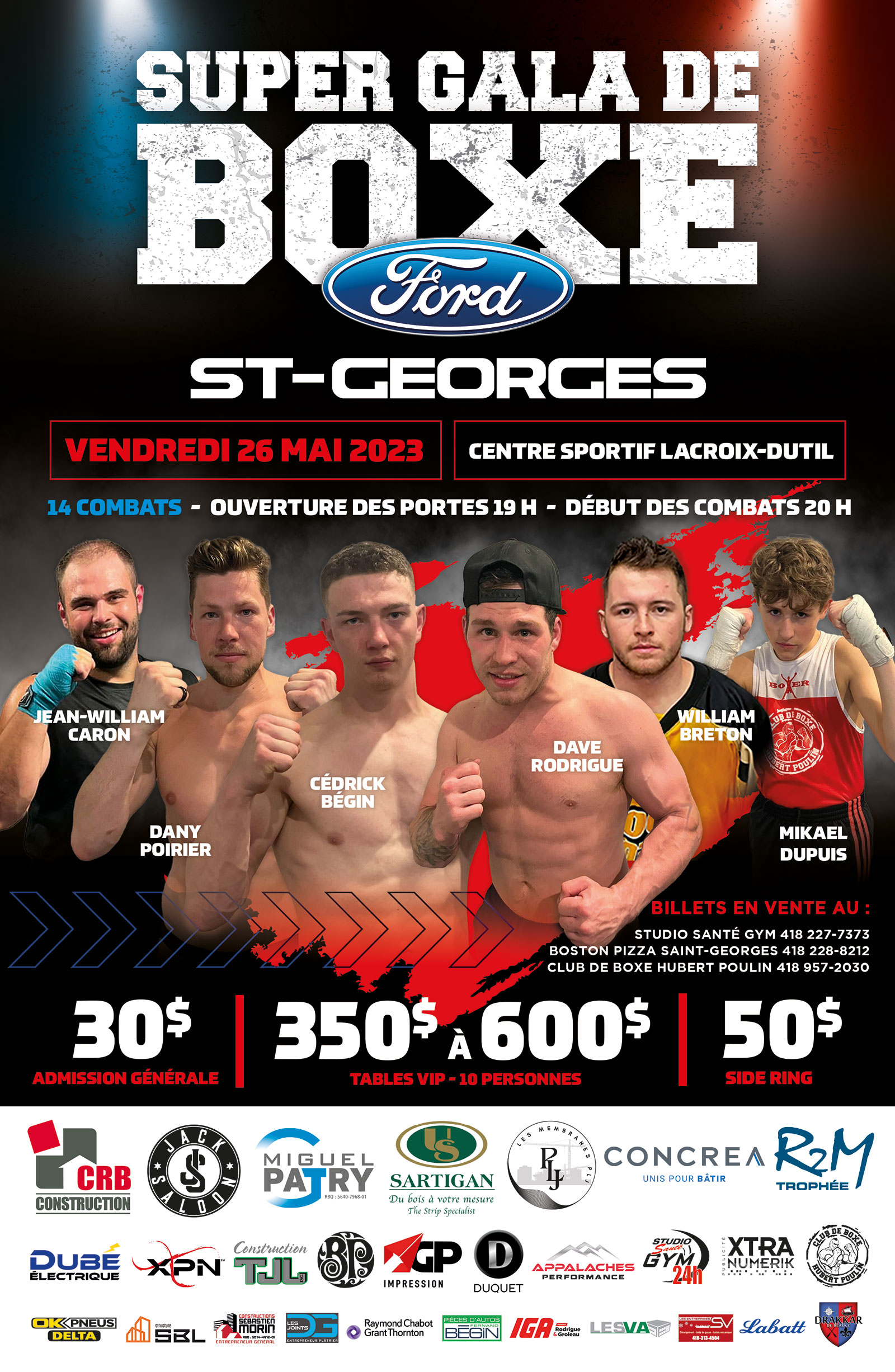 gala de boxe tours